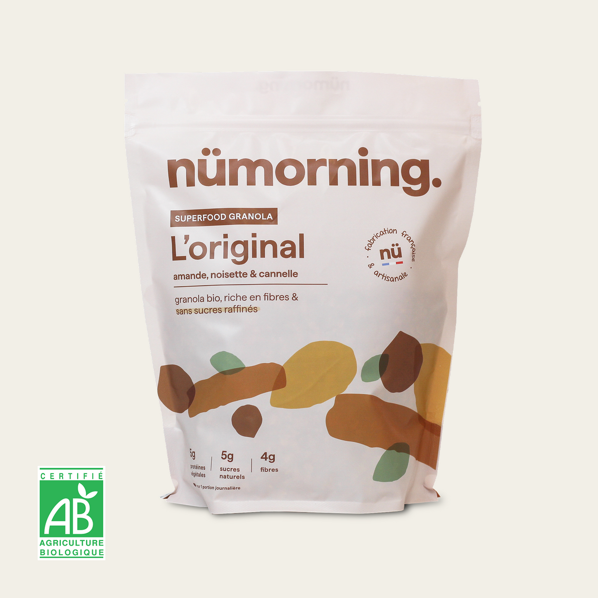 Sachet de granola amande L'Original nümorning, en format 1kg