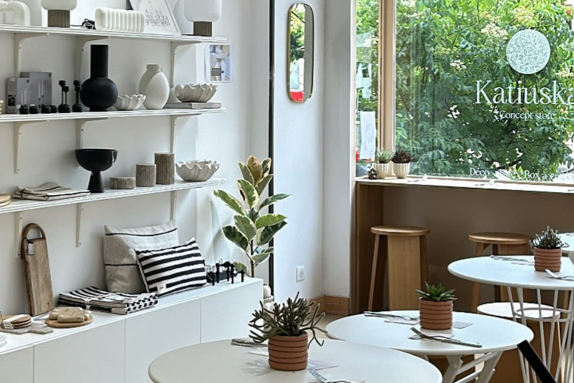 Intérieur du concept store Katiuska, partenaire de la marque nümorning Image