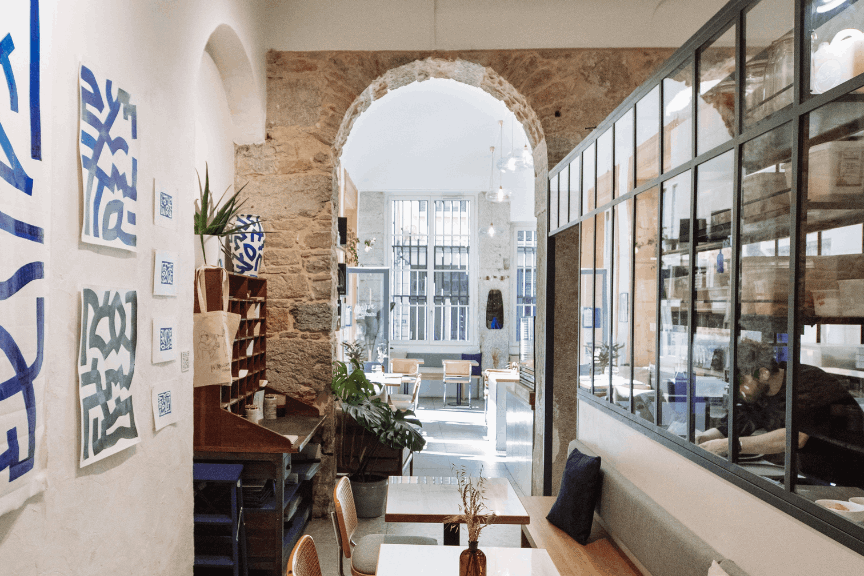 Vue intérieure de La Maison Cobalte, partenaire de la marque nümorning Image